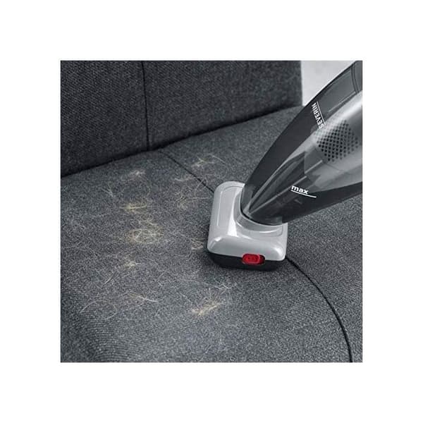 SEVERIN HV 7146, sladdlös handdammsugare, Grau-weiß-Rot