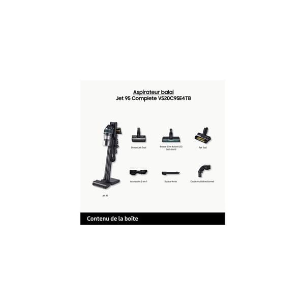 Slamstädare - Samsung - Jet 95 Complete - 580W - 0,8L - Flerlagers filtrering