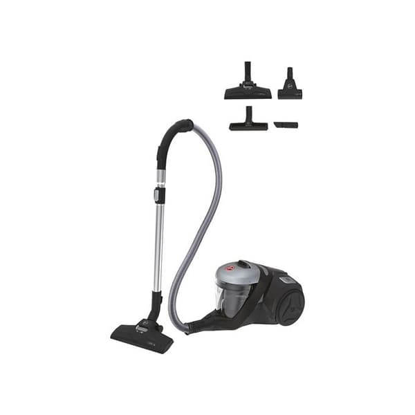 Hoover HP322PET påslös dammsugare Svart