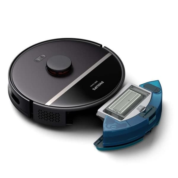 Philips HomeRun Series 3000 Aqua Robot Dammsugare + golvrengöring, batteri upp till 200 min, 4 lägen, svart (XU3000/01)