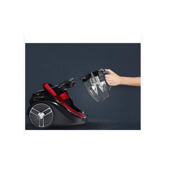 ROWENTA - Påslös dammsugare - 500W - Silence Force Cyclonic Effitech Car Pro - svart/röd - RO7933EA