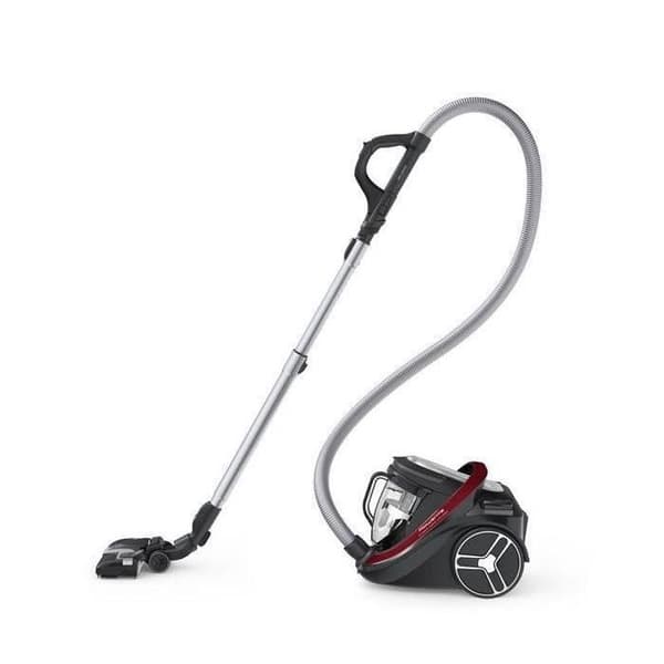 ROWENTA - Påslös dammsugare - 500W - Silence Force Cyclonic Effitech Car Pro - svart/röd - RO7933EA