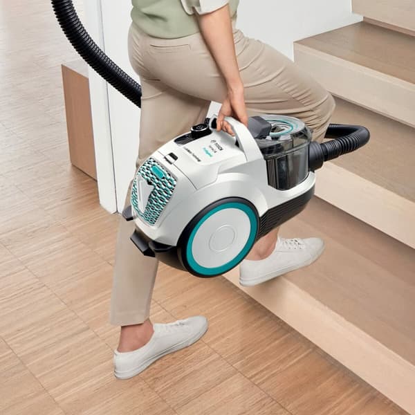 Poseløs støvsuger BOSCH BGC21HYG1 Hvid Sort 550 W