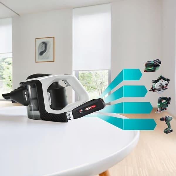 BOSCH BBS8214 Unlimited Series 8 Sladdlös multifunktions kvastdammsugare - Lång batteritid - 3 hastigheter - Ultraladdare