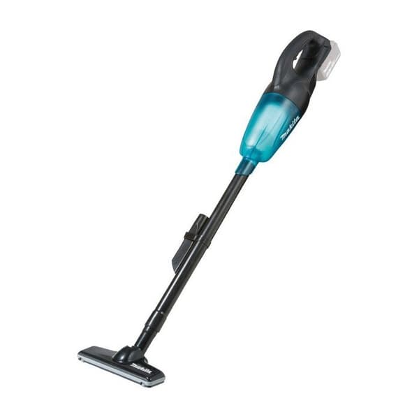 18V kvastdammsugare (utan batteri eller laddare) i kartong - MAKITA - DCL180ZB Svart, Blå