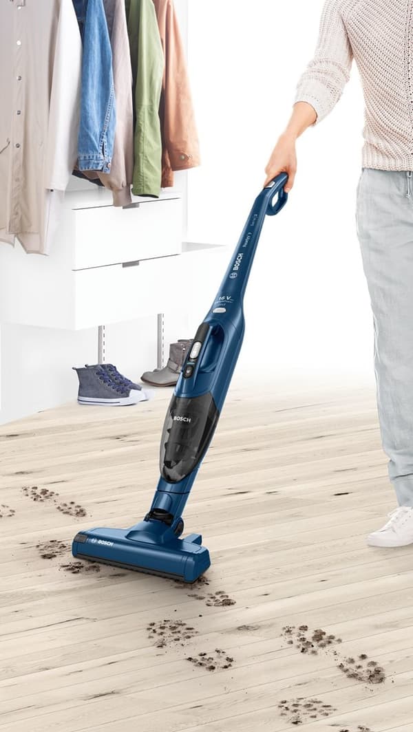 Bosch Serie 2 BBHF216 kädessä pidettävä pölynimuri, sininen pussiton