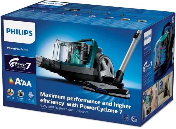 Philips 5000 series FC9555/09 tyhjiö 1,5 L sylinteriimuri Kuiva 900 W pussiton