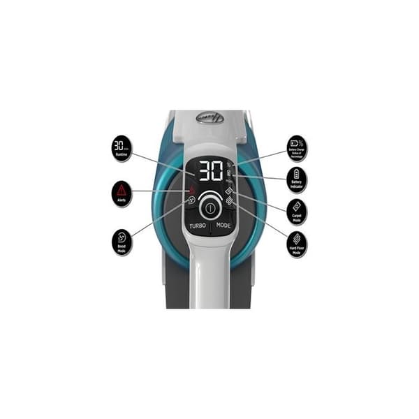 Stavdammsugare - HOOVER - HF910P - Elektrisk borste - 0,7 L - Autonomi 30 min