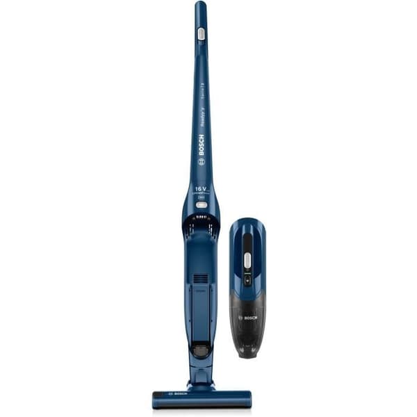 Sladdlös stickdammsugare - BOSCH BBHF216 - 16 V max. - Litiumbatteri - 36 min - Integrerad bordsdammsugare - Blå Blå