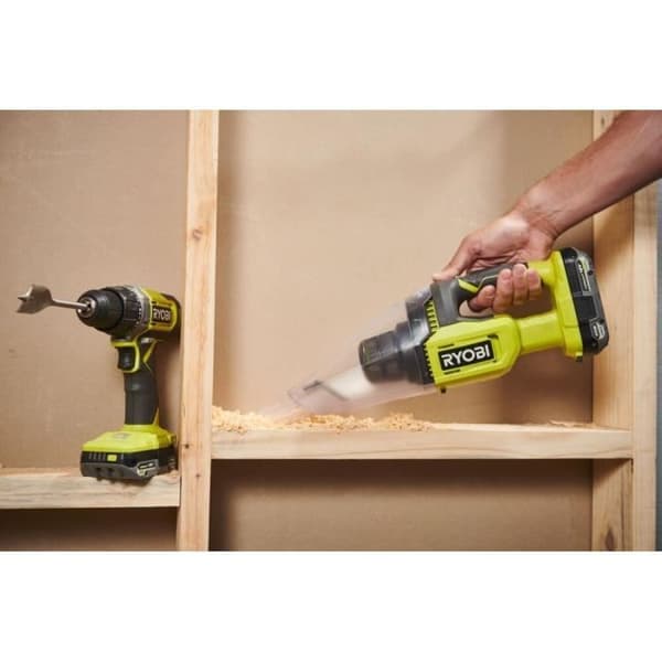 RYOBI - Handdammsugare 18V ONE+ - 29 AW - 1000 L/min - 0,85 m3/min - 600 ml uppsamlare - Finns - RHV18-0