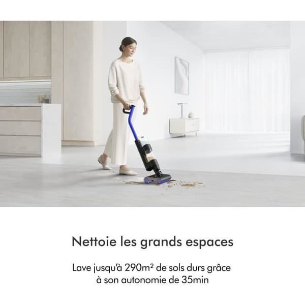NYHET DYSON Wash G1 - Golvrengöring - LCD-skärm - Rengör upp till 290m2 - Dubbel tvättborste med rulle