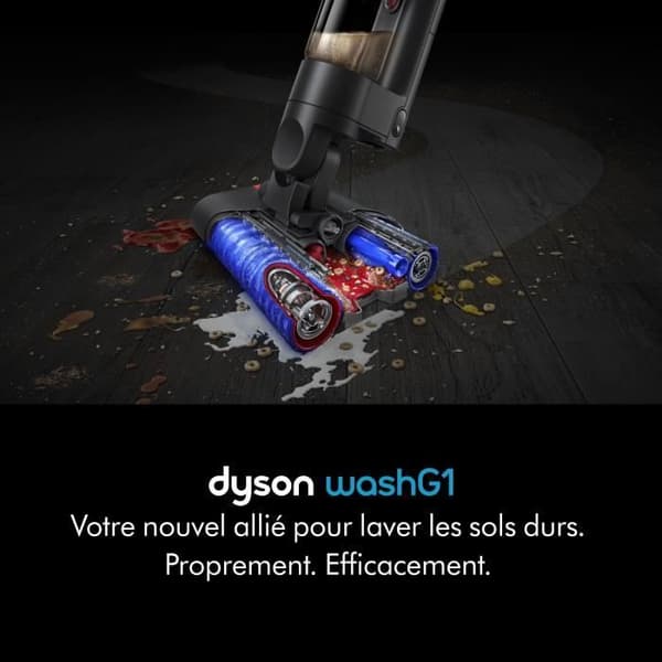 NYHET DYSON Wash G1 - Golvrengöring - LCD-skärm - Rengör upp till 290m2 - Dubbel tvättborste med rulle