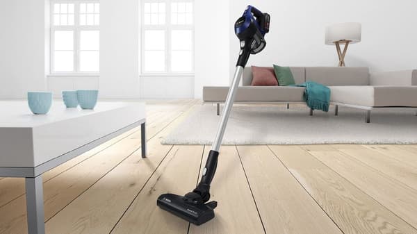 Bosch Serie 6 BBS611MAT stickvakuum/elektrisk kvast Batteritorrt påslöst 0,3 L Blå 2,5 Ah