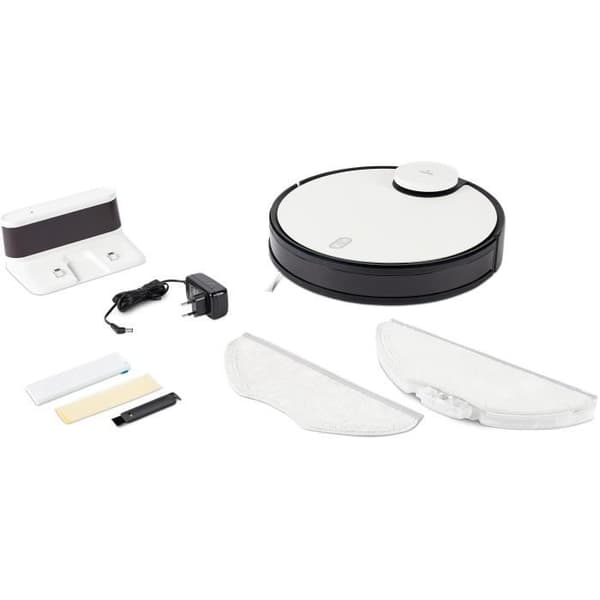 MEDION X40 SW - Robotdammsugare - 8000 Pa - 400 ml - Lasernavigering och sopfunktion