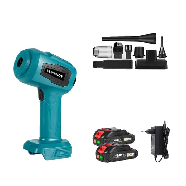 Mini elektrisk støvsuger, 500W effekt, 21V motor,EU, 2 Batteri EU Stik