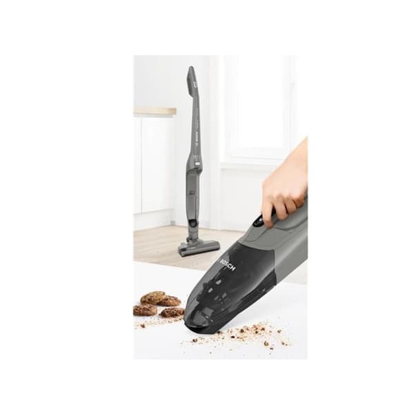 Sladdlös dammsugare - Bosch - BBHF214G - Uppladdningsbar - Påsefri - 0.4 L