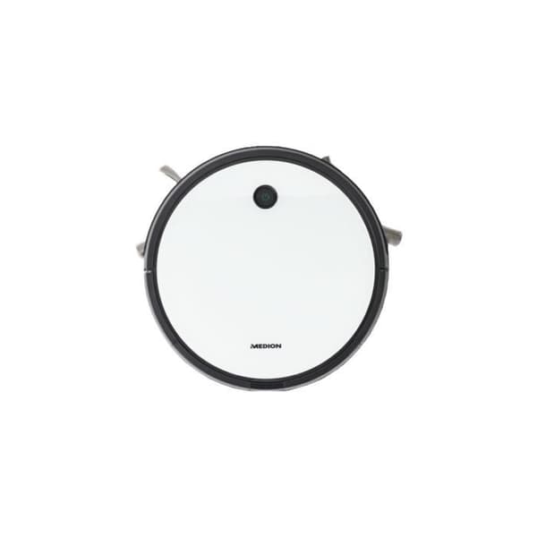 Robotdammsugare - MEDION - MD 19601 - Rengöringsfunktion - Alexa-kompatibel - Smart navigering Vit