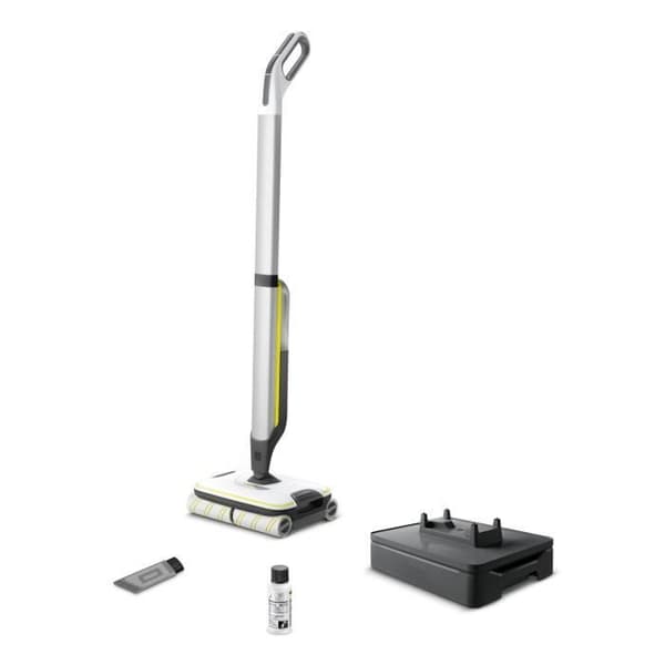 KARCHER FC7 - Sladdlös 2-i-1 Golvrengörare - 3 Rengöringslägen - Automatisk Rengöring av Rullar Svart, Vit, Gul