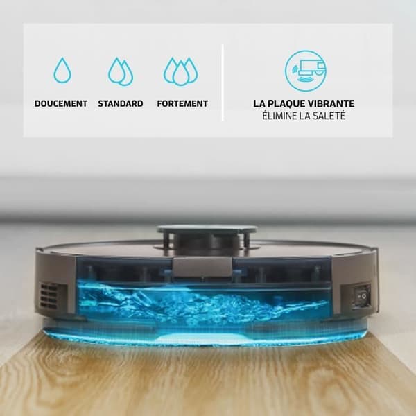ZACO A10 501903 Ansluten vakuum- och mopprobot - 3D-laserteknik - Upp till 120 minuter - 72 dB - 22W