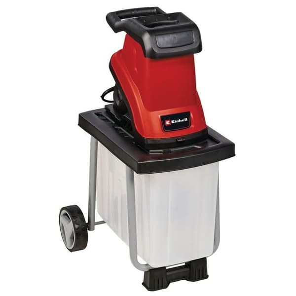 Einhell Växtavfallskniv GC-KS 2540 CB (2 omvändbara knivar i stål, uppsamlarbehållare 55 liter)