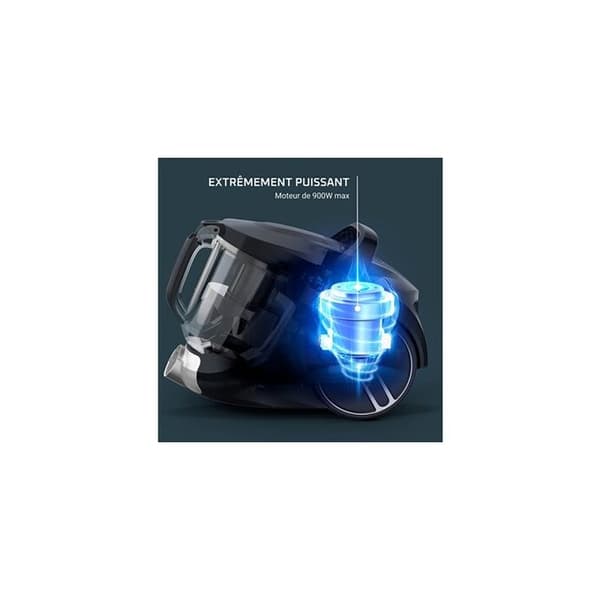 Sopsugare utan påse - Rowenta - Compact Power XXL RO4B25EA - 750 W - Avancerad filtrering - Behållare 2,5 L