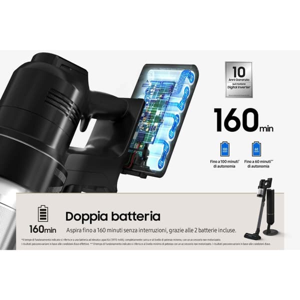 Handdammsugare Samsung VS28C9784QK/WA Svart