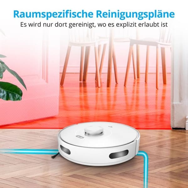 MEDION MD11782 X10 SW robotdammsugare - 120 min - 2700 Pa - 400 ml - Vit