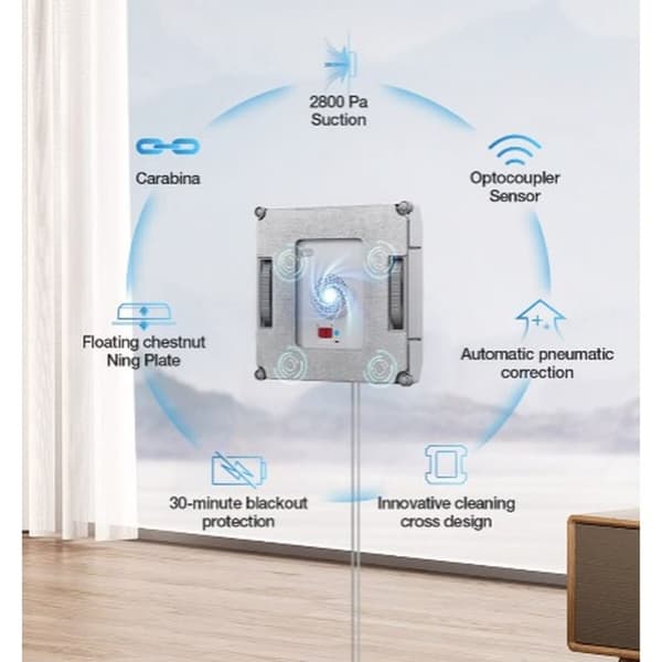 Glasrengøring Smart Robot ECOVACS Winbot W1 PRO 650 mAh