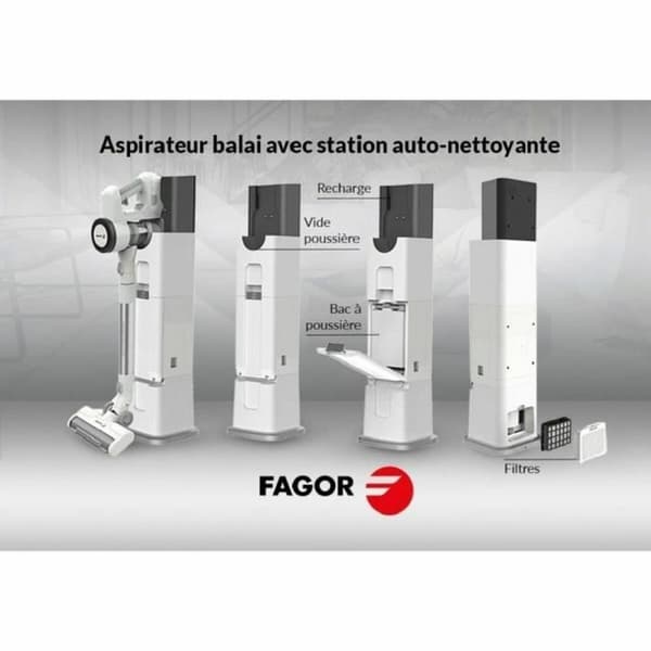 Trådløs støvsuger Fagor FG6415 Hvid 1800 W