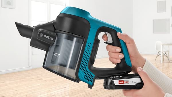 Bosch Serie 6 BBS611LAG stavvakuum/elektrisk kost Batteritør Poseløs 0,3 L Blå 2,5 Ah