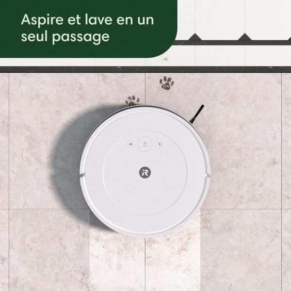 Robotdammsugare - IROBOT Y011240 Essential Roomba Combo - 400 ml - Vit