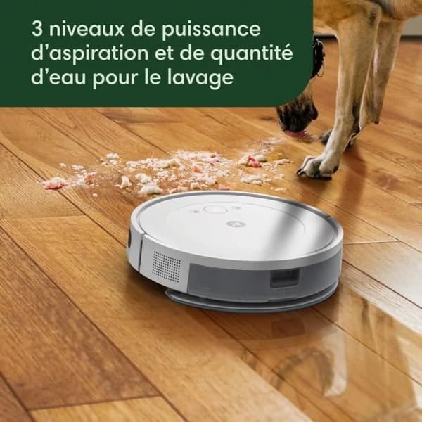 Robotdammsugare - IROBOT Y011240 Essential Roomba Combo - 400 ml - Vit