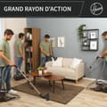 Miniatyrbilde 6 av 6: Ekstraktor Hoover HP321PAF 850 W Svart Grå
