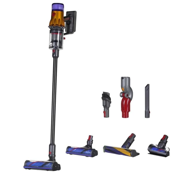 Dyson V12 Detect Slim Absolute handhållen vakuum nickel, gul påslös (2023)