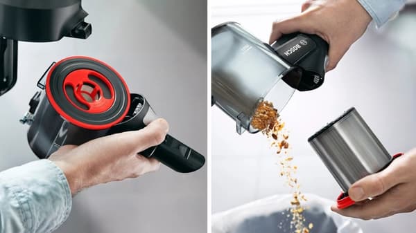 Bosch BCS712XXL stavstøvsuger/elektrisk kost Batteritør Poseløs 0,3 L Sort 3 Ah