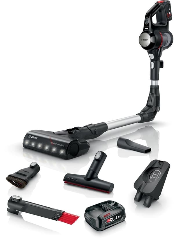 Bosch BCS712XXL stavstøvsuger/elektrisk kost Batteritør Poseløs 0,3 L Sort 3 Ah Sort