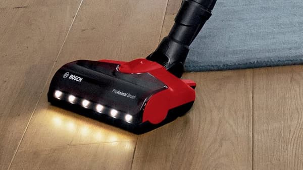 Bosch BCS711PET stav vakuum/elektrisk kost Batteritør poseløs 0,3 L Sort, Rød 3 Ah