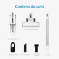 Miniatyrbild 4 av 4: MIDEA P1 handdammsugare med 5 m sladd 2 lägen 18kPa/450W/90W/450ml