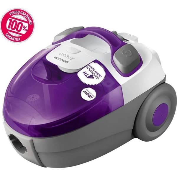 Påslös burkdammsugare - SENCOR - SVC-512VT - 890 W - 76 dB - 1,5 L - Lila