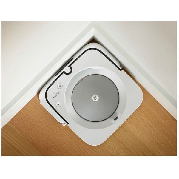 iRobot M613840 Vit Robotdammsugare - Våt-/Kemtvätt - Påslös - Uppsamlarkapacitet 0,6 liter