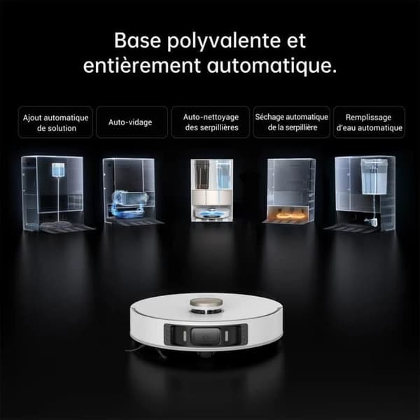 DREAME L20 Ultra Robotdammsugare - Tömningsstation - Autonomi 260 min - Effekt 7 000 Pa - MopExtend-teknik