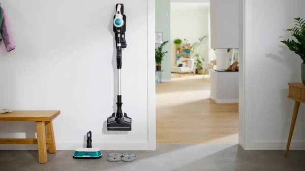 Langaton 2-in-1-piippu, imurointi ja moppaus Unlimited 7 ProHygienic Aqua White