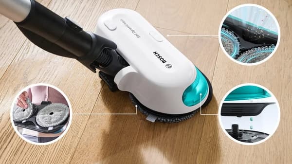Langaton 2-in-1-piippu, imurointi ja moppaus Unlimited 7 ProHygienic Aqua White