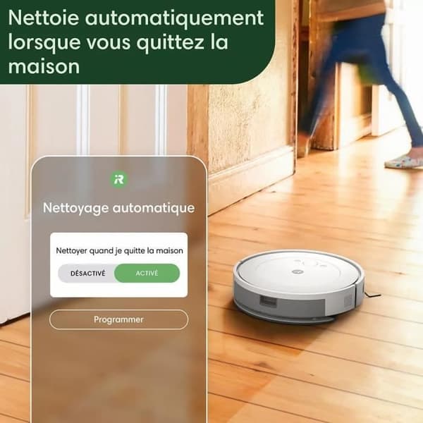 iRobot Roomba Combo Essential - Ansluten robotdammsugare och mopp - Effektiv och kraftfull - 3 sugnivåer - Programmerbar