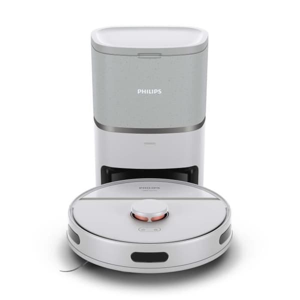 Philips HomeRun Series 3000 Aqua Robot Dammsugare, självrengörande, upp till 200 min, 4 lägen, vit (XU3110/02)
