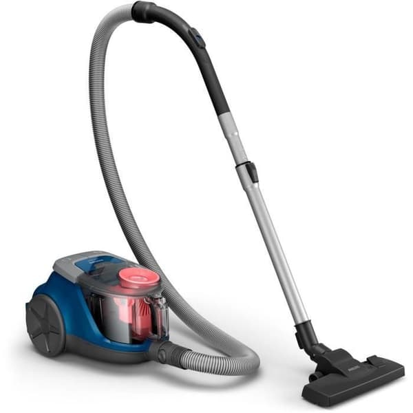 PHILIPS XB2123/09 - Påslös burkdammsugare - 850 W - Kompakt - 1,3 L - Mörkblå / Persika