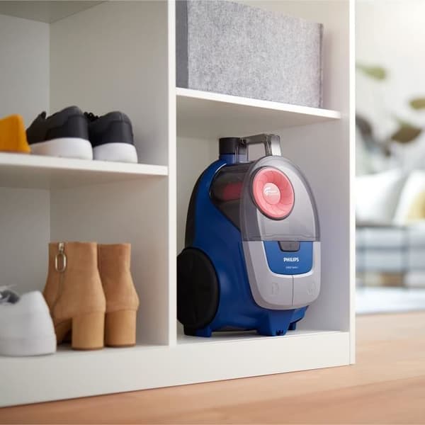 PHILIPS XB2123/09 - Påslös burkdammsugare - 850 W - Kompakt - 1,3 L - Mörkblå / Persika