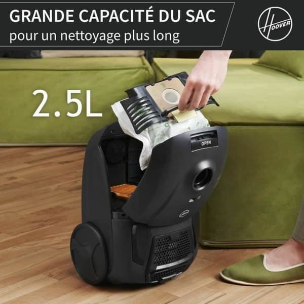 Utsug Hoover HE120PET 011 Svart Grå 700 W