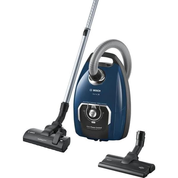 Bosch BGL8X230 - Dammsugare med påse - 72 dB - (h)epa - 15m - 5L - Universalborste - ProParquet borste Blå