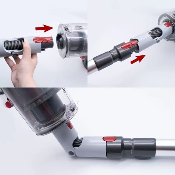 INF Dyson Støvsuger Bundkonverterhoved Hvid Adapter
